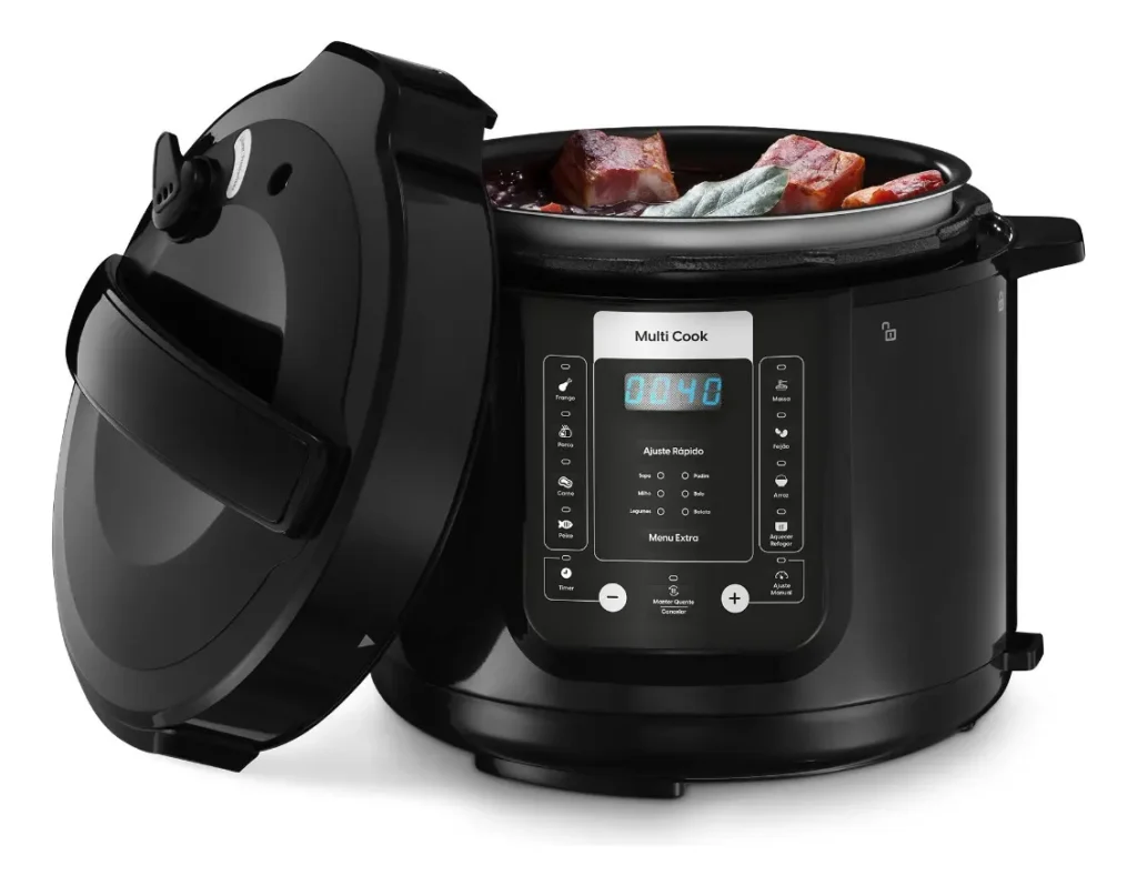 Panela De Pressão Digital Multi Cook 5l 900w Elgin Cor Preto Frequência 60 Hz